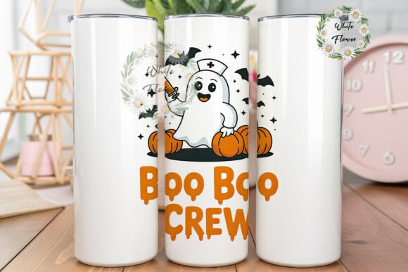 Boo Boo Crew Nurse Ghost Tumbler