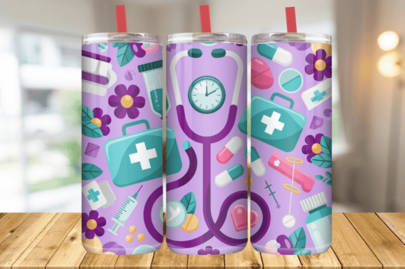 Cute Pharmacist Medical Tumbler Wrap