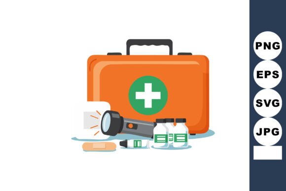 First Aid Kit with Medical Supplies