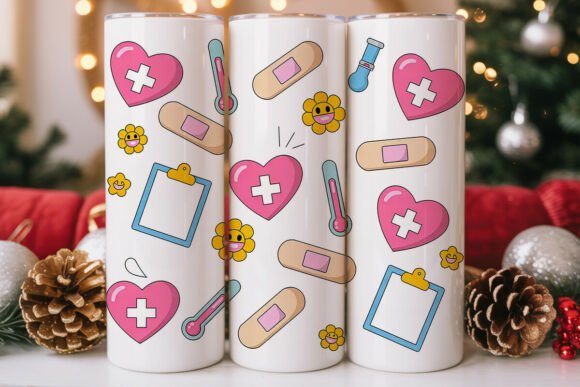 Kawaii Nurse 20oz Tumbler Wrap