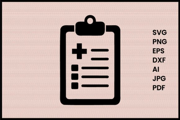 Medical Chart Illustration Silhouette