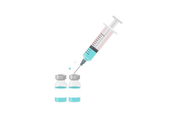 Medical Syringe with Needle Injecting Li
