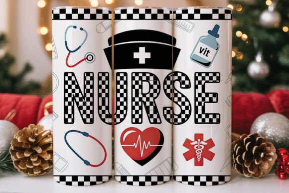 Nurse Medical Supplies Tumbler Wrap