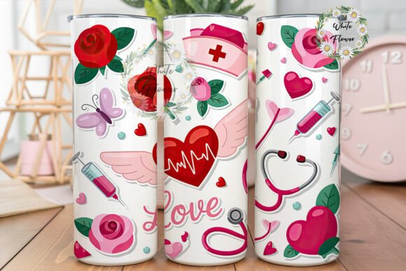 Nurse Valentine’s Tumbler Wrap