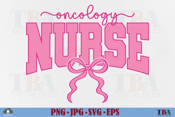 Oncology Nurse Coquette Nurse Pink Bow
