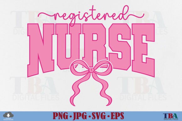 Registered Nurse Coquette Nurse Pink Bow