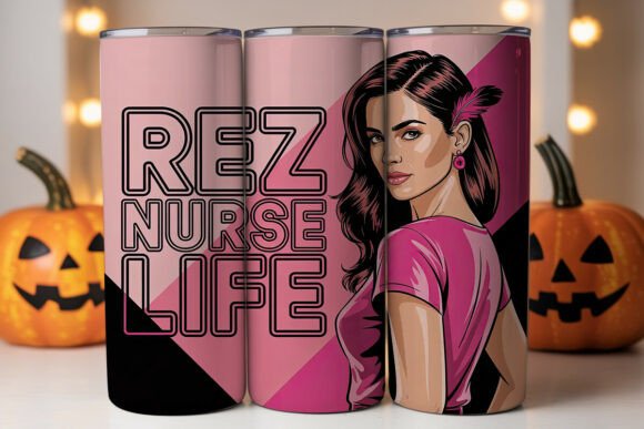 Rez Nurse Life 20oz Tumbler Wrap