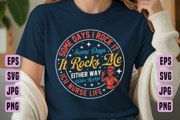 Rocking ICU Nurse Life Shirt