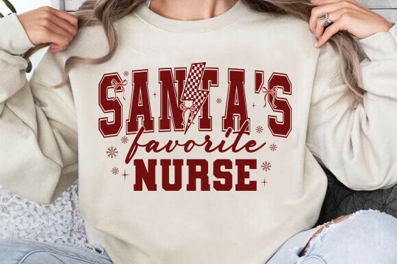Santa’s Favorite Nurse PNG