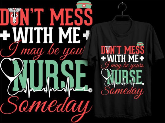 Sassy Nurse Life – T‑Shirt Design