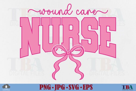 Wound Care Nurse Coquette Nurse Pink Bow